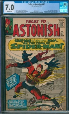 Tales to Astonish #57 ⭐ CGC 7.0 ⭐ Early Spider-Man! Silver Age Marvel Comic 1964 - Image 1 of 2