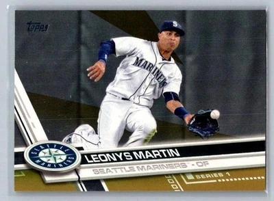 2017 Topps #279 Leonys Martin Gold #/2017 - Image 1 of 2