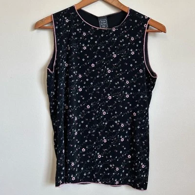 VTG Y2K Suzie In The City Floral Ruffle Sleeveless Top! - Image 1 of 4