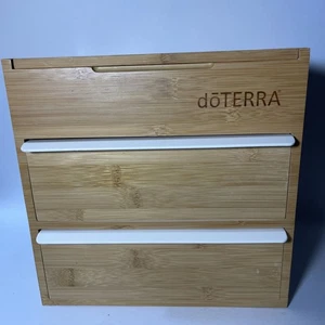 NICE! doTerra Bamboo 3 Level Essential Oil Holder Organizer Holds 70+ Bottles - Picture 1 of 14