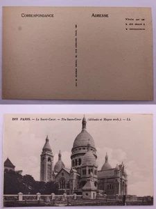 1932 Paris Le Sacré-Cœur Divided Back Postcard - Picture 1 of 1