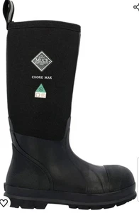 Muck Boot Men's Chore Max Hi Industrial BootsSize 5 NEW BLACK - Picture 1 of 10