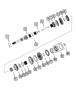 Genuine Mopar Third Gear 5191010AA - Picture 1 of 1