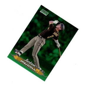 2024 Topps STADIUM CLUB CHROME GREEN REFRACTOR ROOKIE SP JACKSON MERRILL RC! SD - Picture 1 of 1