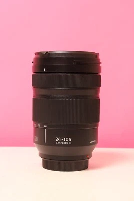 Panasonic LUMIX S 24-105mm F4 MACRO O.I.S Lens Full Frame L Mount GOOD! - image 1 of 4