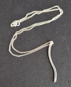 Stylish Kit Heath 925 Sterling Silver 2ins Pendant Necklace 18ins Silver Chain - Picture 1 of 3