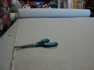 10M TERNI DASKA BEIGE DESIGNER CURTAIN UPHOLSTERY FABRIC £4.49/METER - Picture 1 of 6