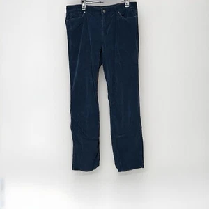 Calvin Klein Y2K Corduroy Pants Women’s 14/32 Ultimate Skinny Navy Blue - Picture 1 of 4
