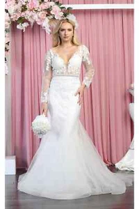 Abito da sposa manica lunga - Foto 1 di 6