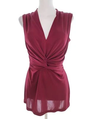 Jasper Conran  T. 8 (36) Fucsia Blusa Túnica Sin mangas - Imagen 1 de 4