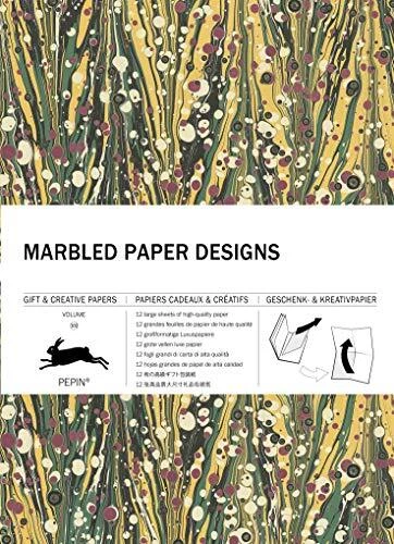 Marbled Paper Designs: Gift & Creative Paper Book Vol.102 by Pepin Van Roojen - Image 1 of 1