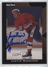 1991 Star Pics Auto Justin Morrison #45 Auto
