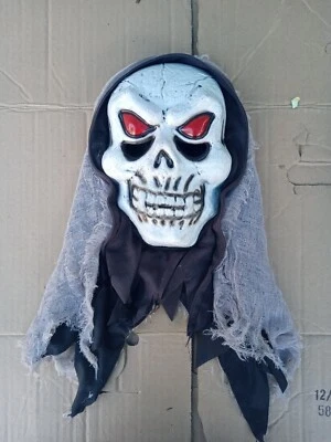 MASK HALLOWEEN COSTUME Light Up Zombie Skeleton Skull Untested Adult TRL7#55 - Image 1 of 4