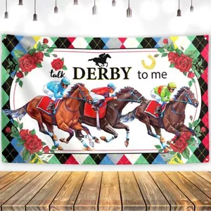 Kentucky Backdrop Kentucky Decorations Horse Racing Banner Kentucky Decoratio... - Picture 1 of 6