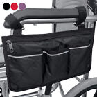 Wheelchair Armrest Side Storage Bag Wheelchair Side Organizer with Cup Holder