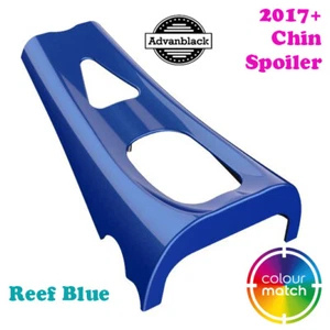 Reef Blue ABS Chin Spoiler Fit 2017+ Air-Cooled Harley Road FLHT Touring - Picture 1 of 8