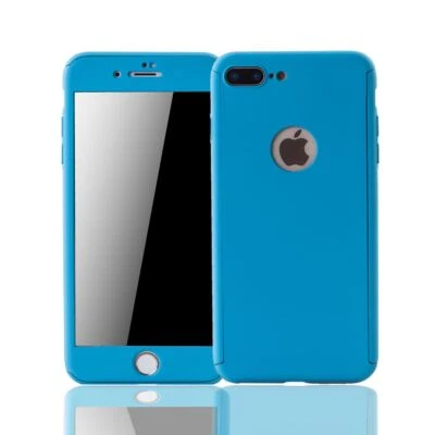 Custodia Cellulare Protettiva per Apple IPHONE 8 Plus Full Cover Display Blau - Immagine 1 di 4