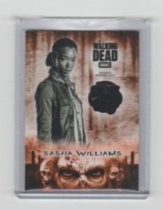 WALKING DEAD HUNTERS & THE HUNTED SONEQUA MARTIN-GREEN/SASHA RELIC CARD #/99!