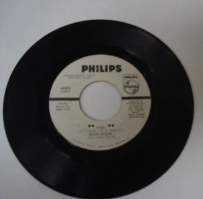Blue Cheer - Fool & Ain't That The Way. Phillips Promo 7" Single Vinyl Record - Image 1 of 2