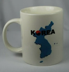 Nice Coffee Mug Featuring Map of South Korea Milim Korea Ying Yang Logo and Flag - Picture 1 of 7