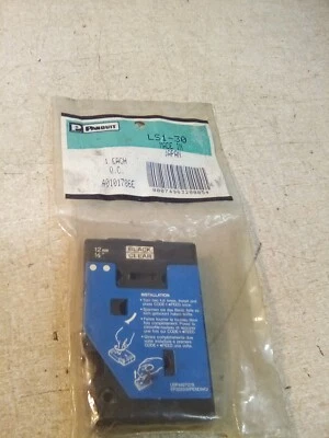 Panduit LS1 Labels LS1-30 Black On Clear 12mm 1/2" - Image 1 of 4