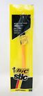 Vintage Bic Stic Fine Point Black Ink Ball Pen Yellow Blk Cap SEALED NEW