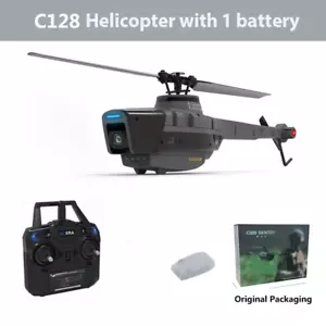 Black Hornet C128 RC Helicopter 4 Propellers 1080P Camera 6 Axis Electronic Gyr - Picture 1 of 12