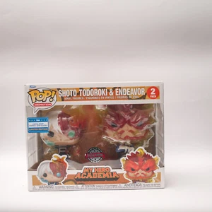 FUNKO 2 PACK - MY HERO ACADEMIA - SHOTO TODOROKI & ENDEAVOR - LUCCA 2022 Limited - Foto 1 di 1