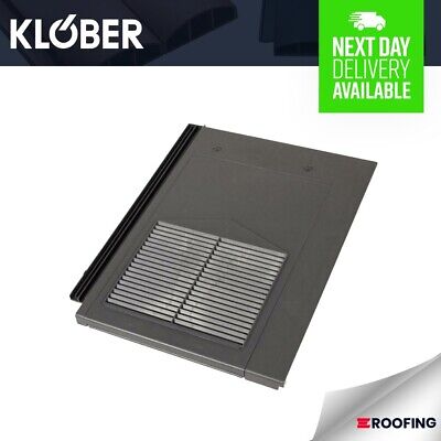 Klober - Thin Line Tile Vent - Slate Grey • 28.99£