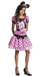 Disney Club Haus Minnie Mouse rosa gepunktet Kostüm Kleid Mädchen Large 10-12 - Bild 1 von 2