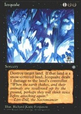1x Icequake LP, English MTG Ice Age