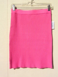 OLD NAVY MINI SKIRT RIB KNIT PINK SZ S ~NWT~ - Picture 1 of 2