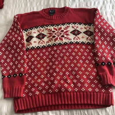 GAP Boys Cotton Christmas Sweater XL - Worn Once - Image 1 of 2