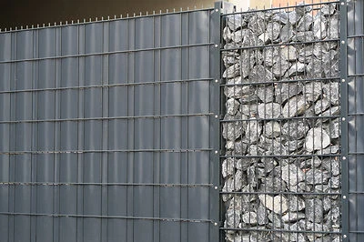 Sichtschutz für Doppelstabmattenzaun PVC Sichtschutzrolle Sichtschutzstreifen - Bild 1 von 4