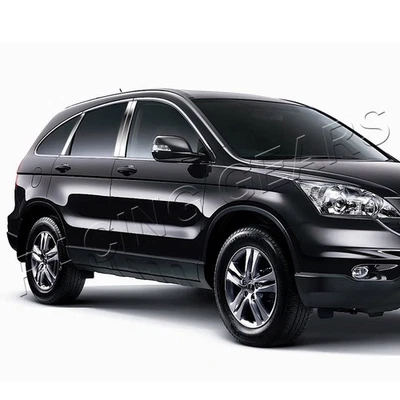 KIT DE 6 PIEZAS PARA HONDA CRV/CR-V EX LX ESPEJO INOXIDABLE CROMADO PUERTA PILAR POSTE MOLDURA Foto 1 de 3
