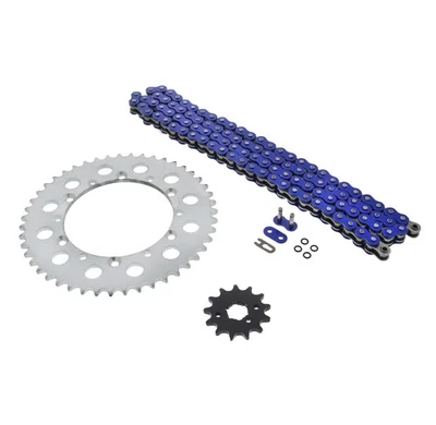 Kit de corrente e roda dentada para Kawasaki KLX300 300 1997-2002 anel O azul 110L 13/51 - Imagem 1 de 4