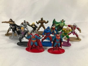 Jada Nano Metalfigs DC Comics Superheroes Die Cast Mini Figures Lot of 13 - Picture 1 of 14