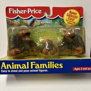 1995 Fisher-Price Animal Families Gorilla Family Set 72902 - Picture 1 of 4