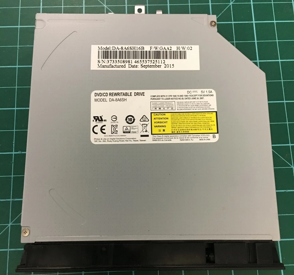 Laptop Asus Q552UB 15.6" SATA CD-RW DVD-RW Drive DA-8A6SH Foto 1 de 1