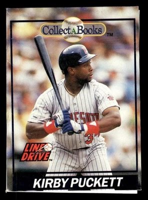 1991 Line Drive Collect-A-Books - Kirby Puckett #7 NM (2) - Image 1 of 2