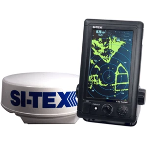 SI-TEX T-760 Compact Color Radar w/4kW 18" Dome 7" Touchscreen Boat Yacht - Foto 1 di 8