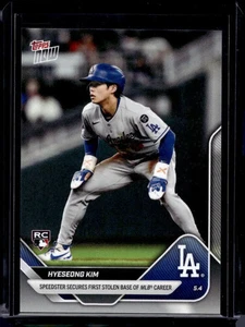 Tarjeta base Hyeseong Kim 2025 Topps Now #143 (cantidad) novato radiocontrol - Imagen 1 de 2