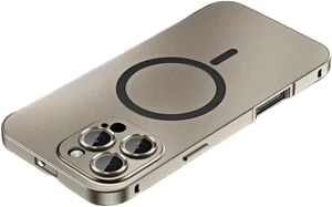 Legierung Aluminium Metall Magnet Hülle für iPhone 16 15 14 13 12 Pro Max, Ultradünn - Bild 1 von 11