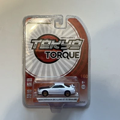Nissan Skyline GT-R (BNR34) V-Spec II 47030 F Greenlight Tokyo Torque 5 2001 N49 Foto 1 de 3