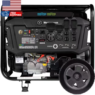 Westinghouse 12,500/9,500-Watt Dual Fuel Gas and Propane Powered EFI Portable US - Image 1 of 4