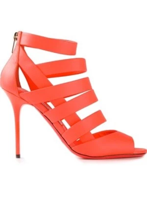 Jimmy Choo heels Neon Nappa Flame 39.5 - Image 1 of 4