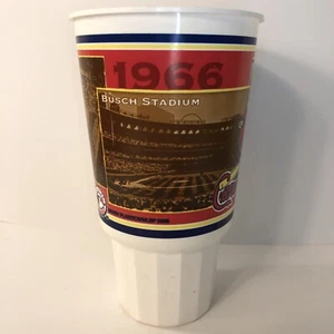 St. Louis Cardinals Plastikbecher Sportsmans Park Busch Stadium alt & neu MLB - Bild 1 von 6