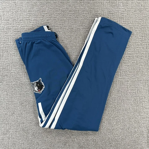 Adidas Minnesota Timberwolves Pants Extra Large XL Blue Tear Away MBA Court Mens Cover