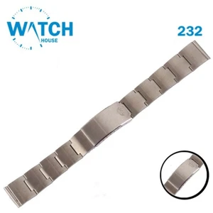18MM DELMA Original Swiss Made Silver Stainless Steel Watch Band #232# - Picture 1 of 4