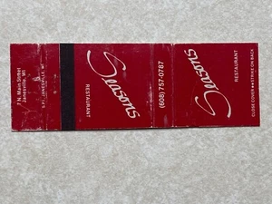 AT198 Vintage Matchbook Cover Seasons Restaurant and Bar Janesville Wisconsin WI - Picture 1 of 2